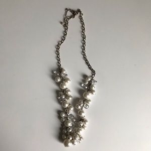 AEO Faux Pearl Statement Necklace